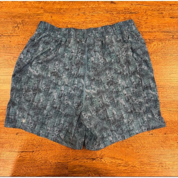 Peloton Blue Marble Performance Lined Training Running Gym Shorts 7' Men's Large - Picture 2 of 7